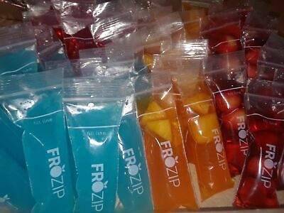 SMALL SIZE Frozip 125 Disposable Ice Popsicle Mold Bags| BPA Free Freezer Tub... - Fresh Stock Dated February 2026