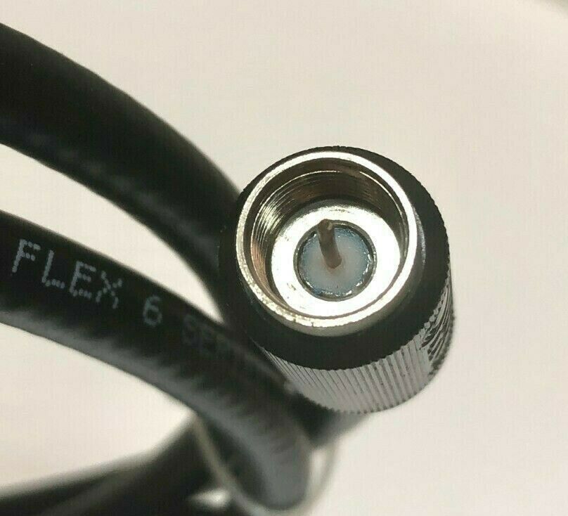 RG6 Coaxial Cable - 3 ft PPC Perfect Flex Series 6 - 18 AWG  4008200 Black NEW - Fresh Stock Dated December 2025