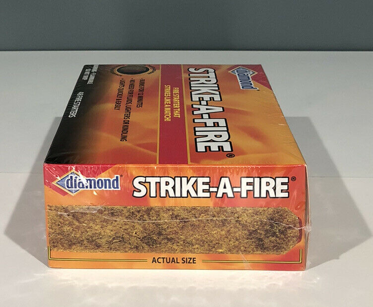Diamond Strike A Fire Flame Starters Strike on Box Lot of 3 - Fresh Stock Dated December 2025