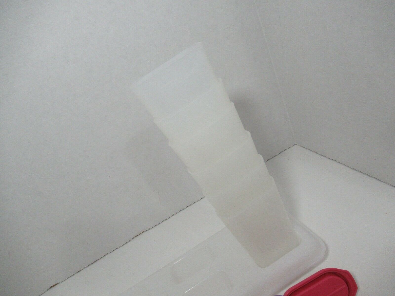 Vintage Tupperware Popsicle Mold Ice Tups pink purple - Fresh Stock Dated February 2026