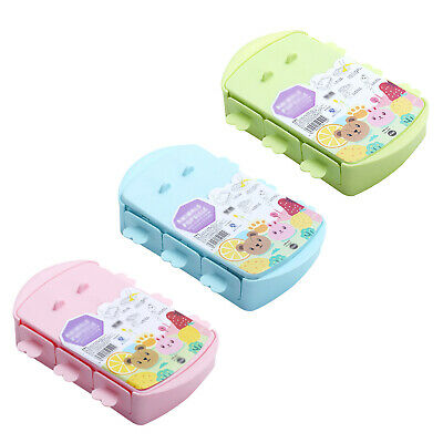 Popsicle Mold Ice Cream Pops Maker Cavities Silicone DIY Homemade Tray 6 Grids. - Fresh Stock Dated February 2026