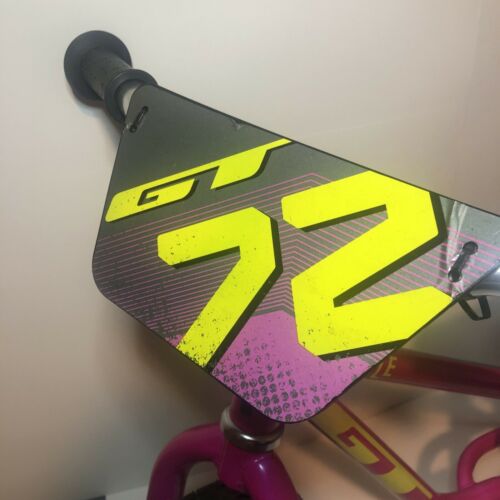 Kids Shuffle Gt GT Bicycle Balance Bike Adjustable Seat Pink Blue Yellow - Fresh Stock Dated December 2025