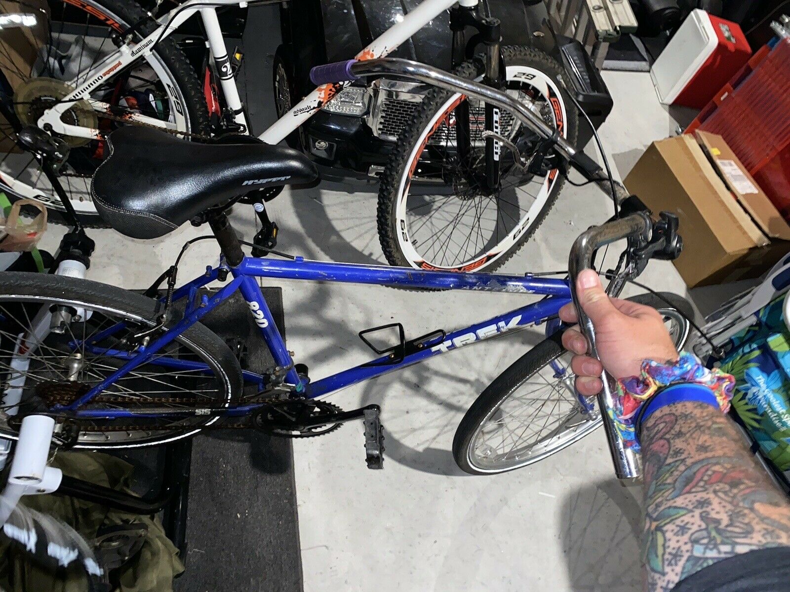 90’s Vintage TREK Antelope 820 Steel Gravel Project 18