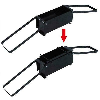 Paper Log Briquette Maker Black Steel Manual Press Machine for Fire Sove Durable - Fresh Stock Dated December 2025