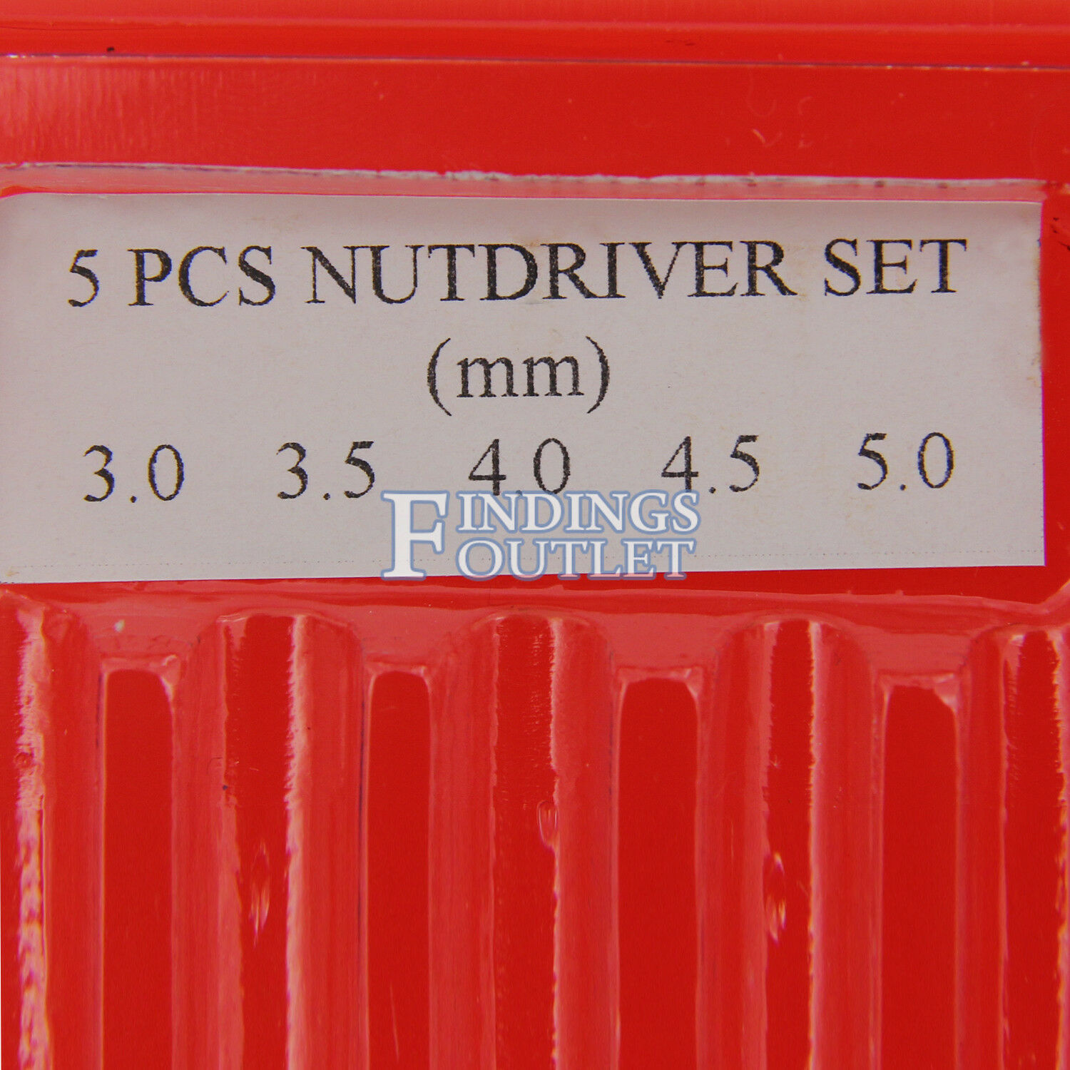 Nut Driver Set of 5 Hex 3mm 3.5mm 4mm 4.5mm 5mm - Fresh Stock Dated December 2025