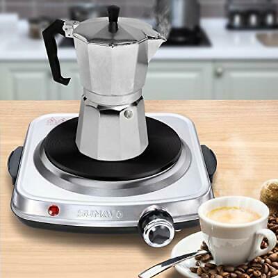 SUNAVO 1500W Hot Plates Cooking Electric Single Burner with Handles 6 Power L... - Fresh Stock Dated February 2026