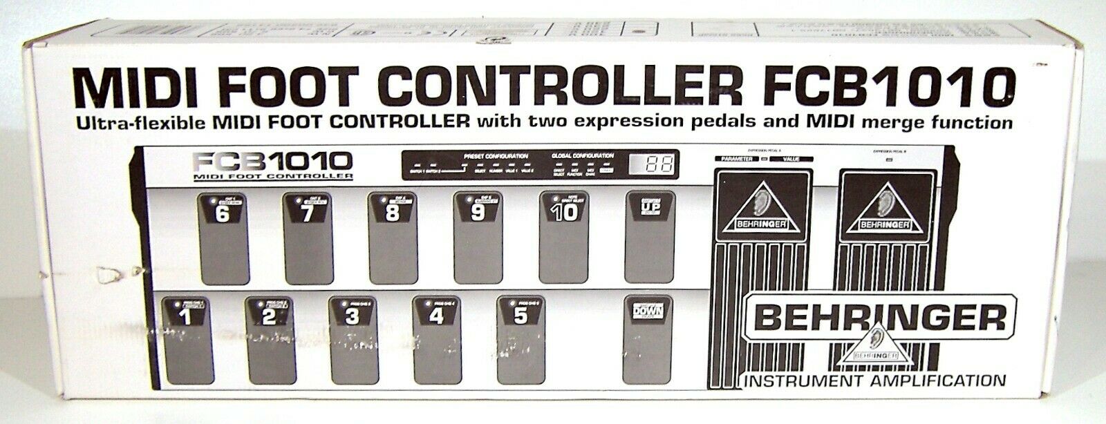 🔥【NEW in BOX】Behringer FCB1010 Ultra-Flexible MIDI Foot Controller💥GUARANTY - Fresh Stock Dated December 2025