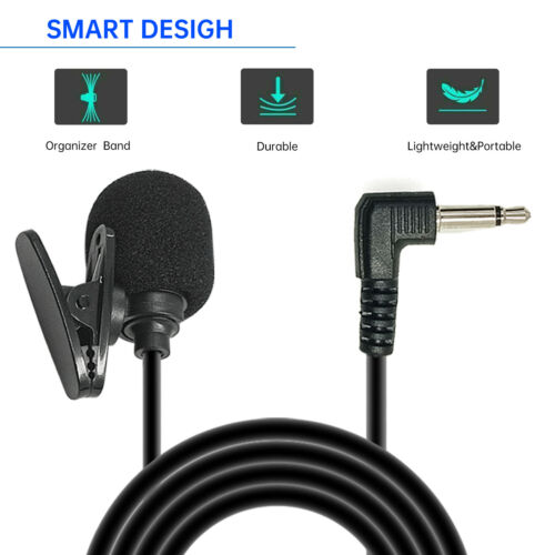 Universal Car External Microphone Mic For Pioneer BT Receiver Stereo Radio 3.5mm - Fresh Stock Dated January 2026