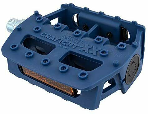 Mikashima (MKS) Pedal Japan made Graphite XX [GRAFIGHT-XX] blue - Fresh Stock Dated January 2026