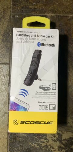 Scosche Bluetooth,Audio Car Kit,Works With Google Voice,New - Fresh Stock Dated January 2026