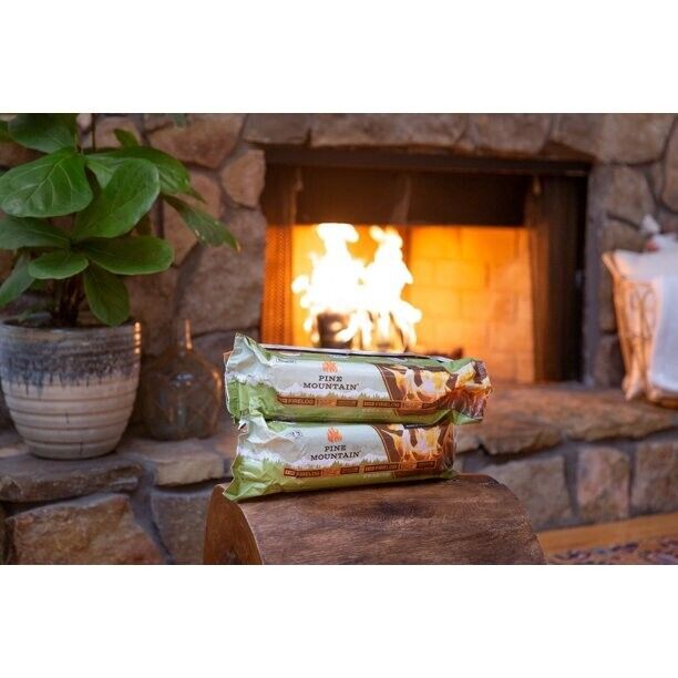 2 Box Pine Mountain Traditional 3-Hour Firelogs, Long Burning Fire Log 12 Pack - Fresh Stock Dated January 2026