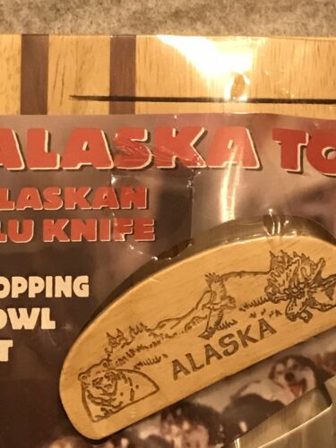 Alaska To Go! Alaskan Ulu Knife and Chopping Bowl Set NEW - Fresh Stock Dated January 2026