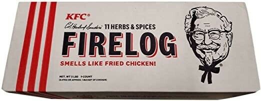 KFC Firelog with 11 Herbs and Spices - Fresh Stock Dated January 2026