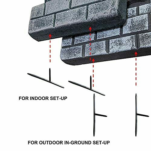 Halloween Foam RIP Graveyard Tombstones(5 Pack),Lightweight Gravestone Décor - Fresh Stock Dated February 2026