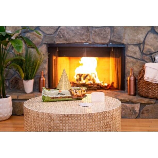 2 Box Pine Mountain Traditional 3-Hour Firelogs, Long Burning Fire Log 12 Pack - Fresh Stock Dated January 2026