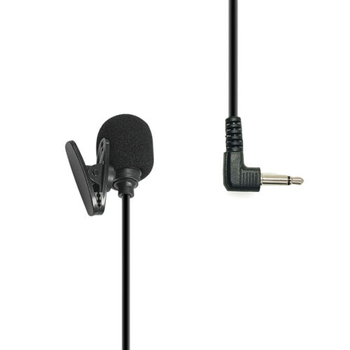 3.5Mm External Clip-on Mic Microphone Car Radio Stereo Record Audio Vlogging 2x- - Fresh Stock Dated January 2026