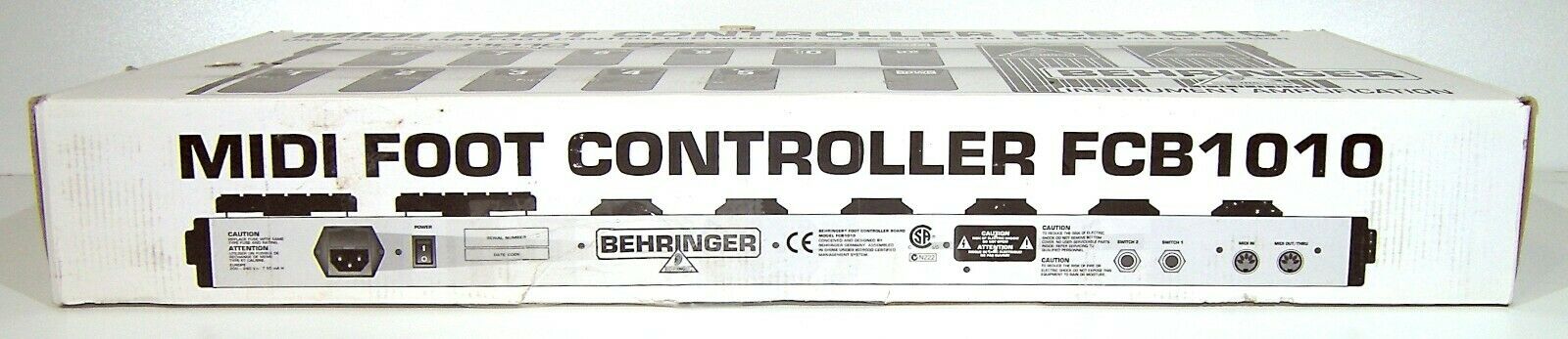 🔥【NEW in BOX】Behringer FCB1010 Ultra-Flexible MIDI Foot Controller💥GUARANTY - Fresh Stock Dated December 2025