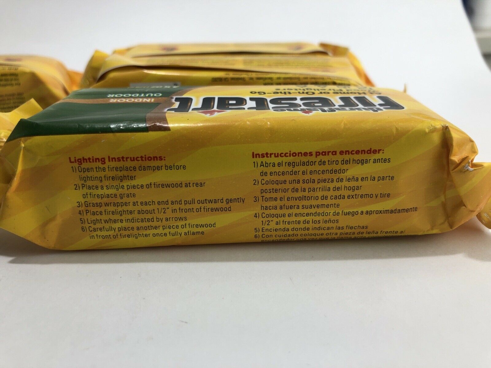 Duraflame Firestart Indoor Outdoor Fast&Easy Wood Firelighters 4.5 OZ New 4 Logs - Fresh Stock Dated December 2025