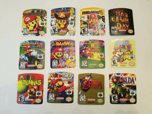 Super Mario world Snes Cartridge Replacement Game Label Sticker Precut Nintendo - Fresh Stock Dated February 2026