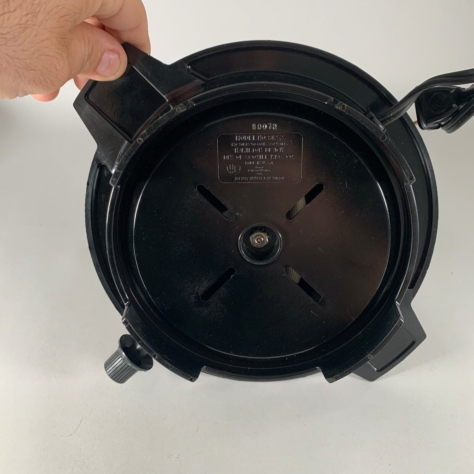 Vintage Hamilton Beach Fifth Burner Portable Hot Plate Model 812-2 USA 750 Watts - Fresh Stock Dated February 2026