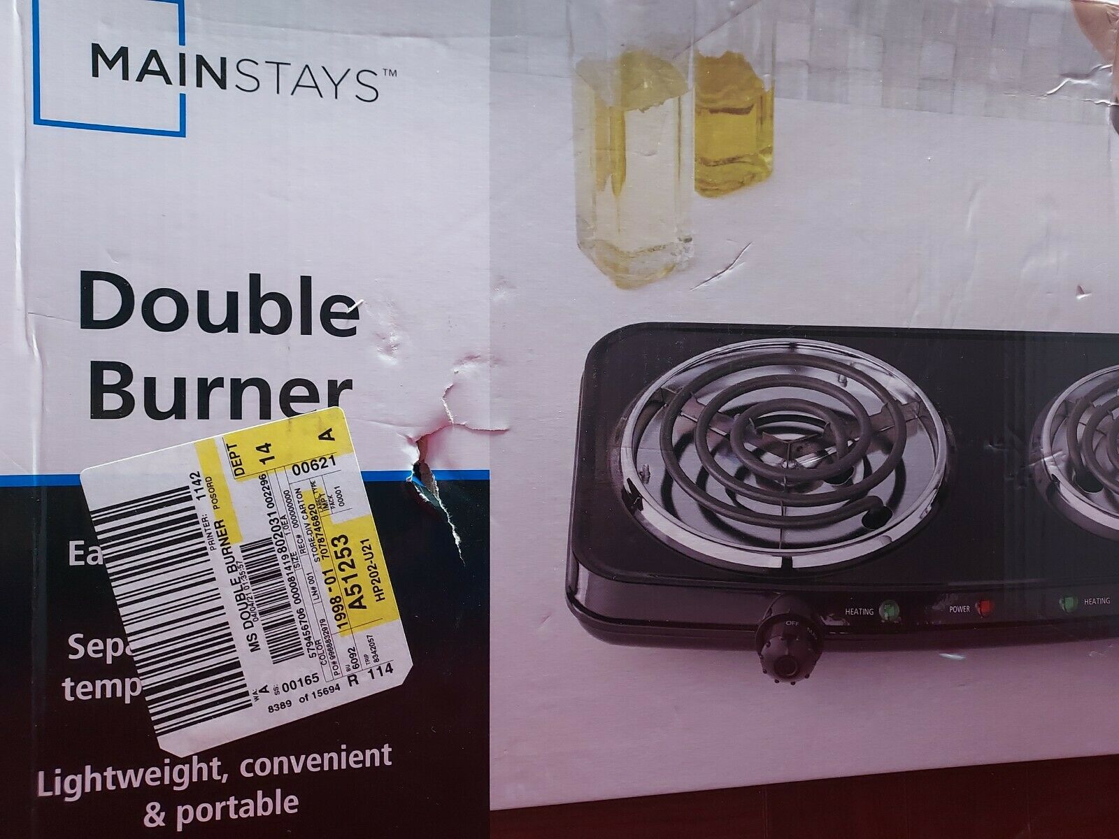Double Burner Lightweight Convenient & Portable New In Box - Fresh Stock Dated February 2026