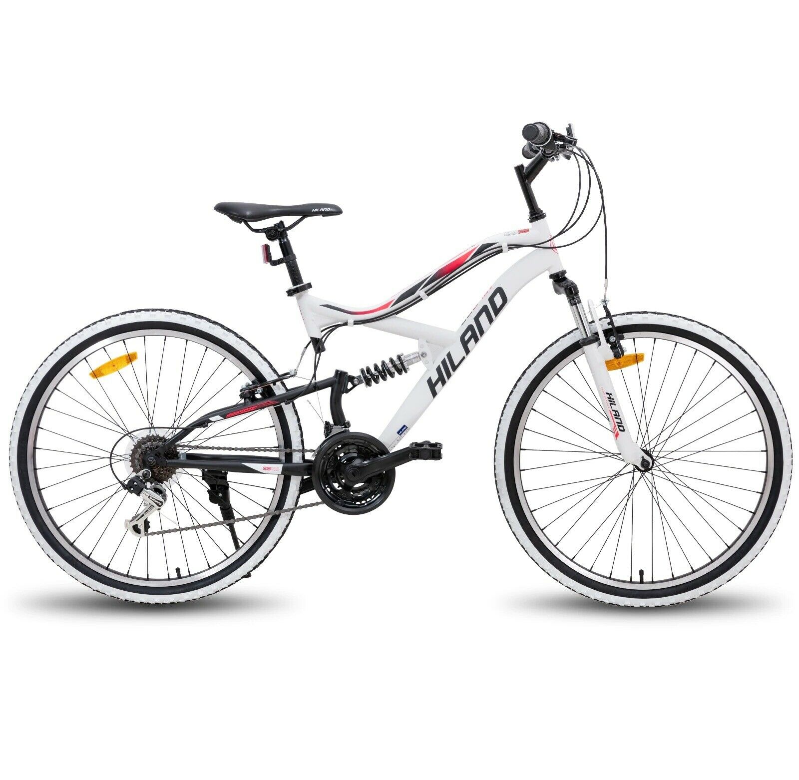 Hiland 26-inch Wheel Bikes 18 Speed Bicycle Front Rear V-Brake MTB Bike Bicycle - Fresh Stock Dated January 2026