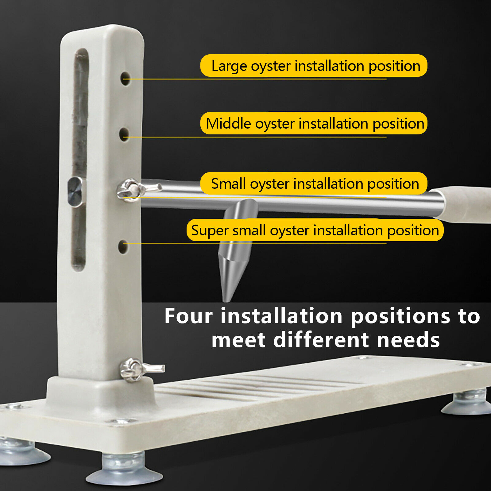 Oyster Knife Shucker Shell Seafood Opener Shucking Tool Set w/ blade * 2 - Fresh Stock Dated January 2026