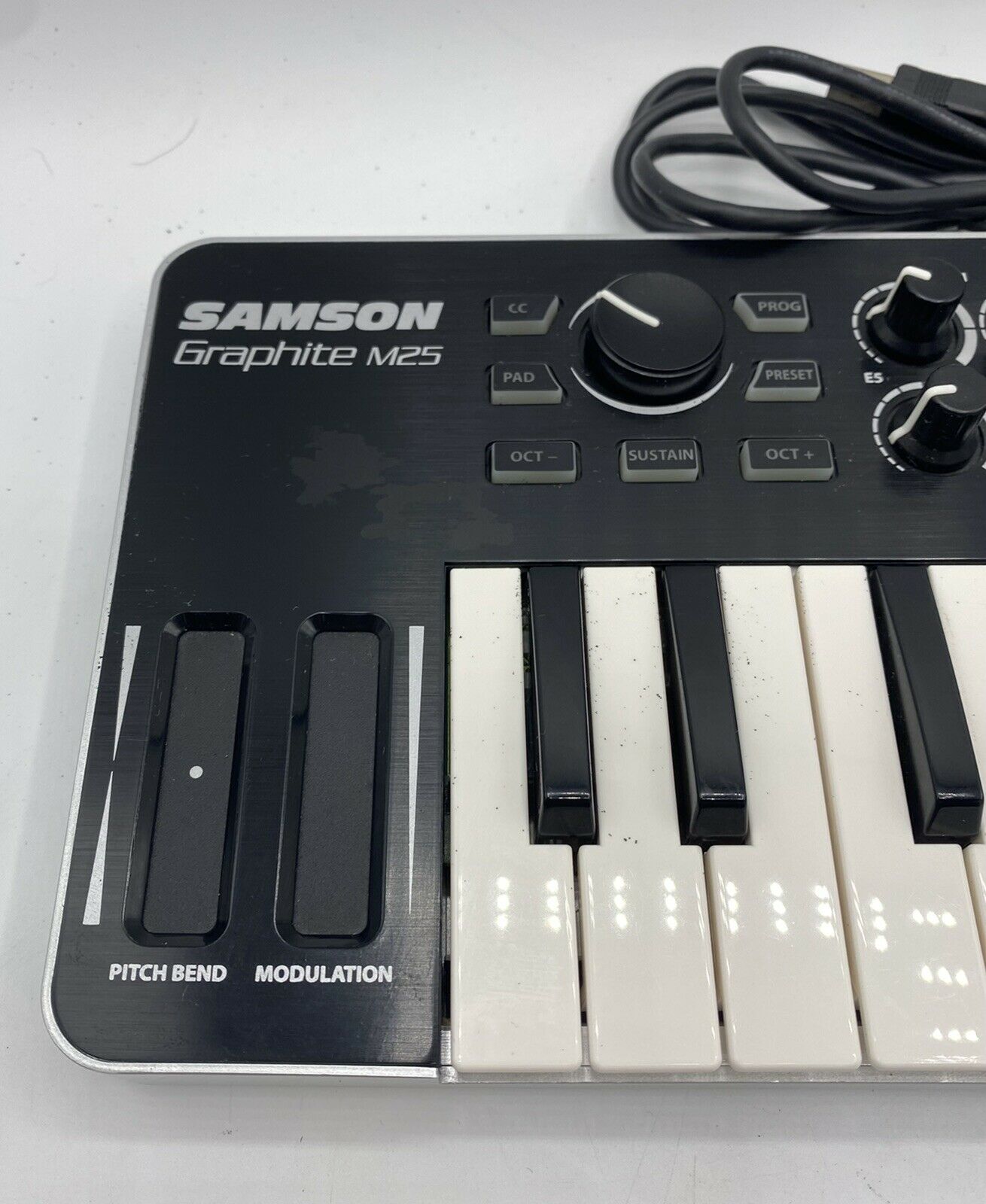 Samson Graphite M25 USB MIDI Keyboards Controller Tested Working - Fresh Stock Dated December 2025
