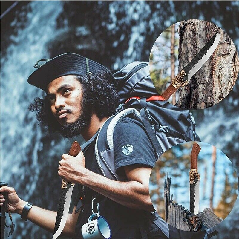 7 inch Handmade Chef Knife Fixed Blade Meat Knives Chinese Cleaver Cooking Tools - Fresh Stock Dated January 2026