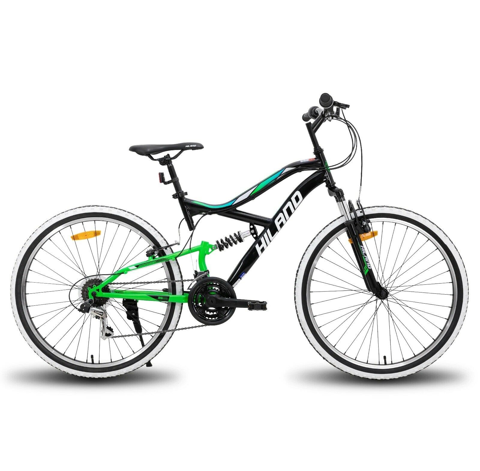 Hiland 26-inch Wheel Bikes 18 Speed Bicycle Front Rear V-Brake MTB Bike Bicycle - Fresh Stock Dated January 2026