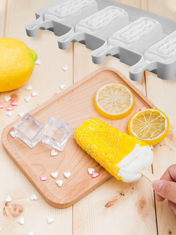 Silicone Frozen Ice Cream Mold Juice Popsicle Maker Ice Lolly Pop Mould DIY ~ - Fresh Stock Dated January 2026