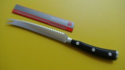 WUSTHOF new IKON blackwood  tomato knife  new  # 4936/14cm.5