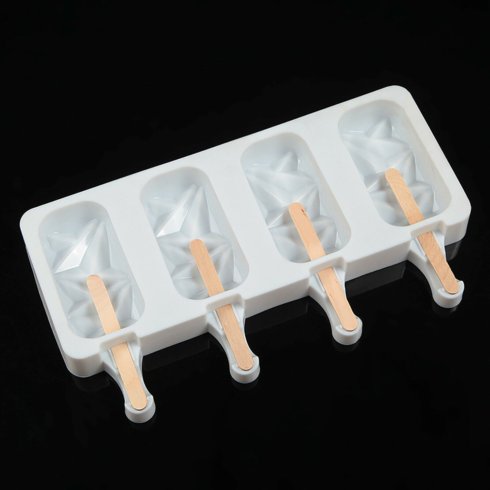 Silicone Frozen Ice Cream Mold Juice Popsicle Maker Ice Lolly Pop Mould DIY ~ - Fresh Stock Dated January 2026