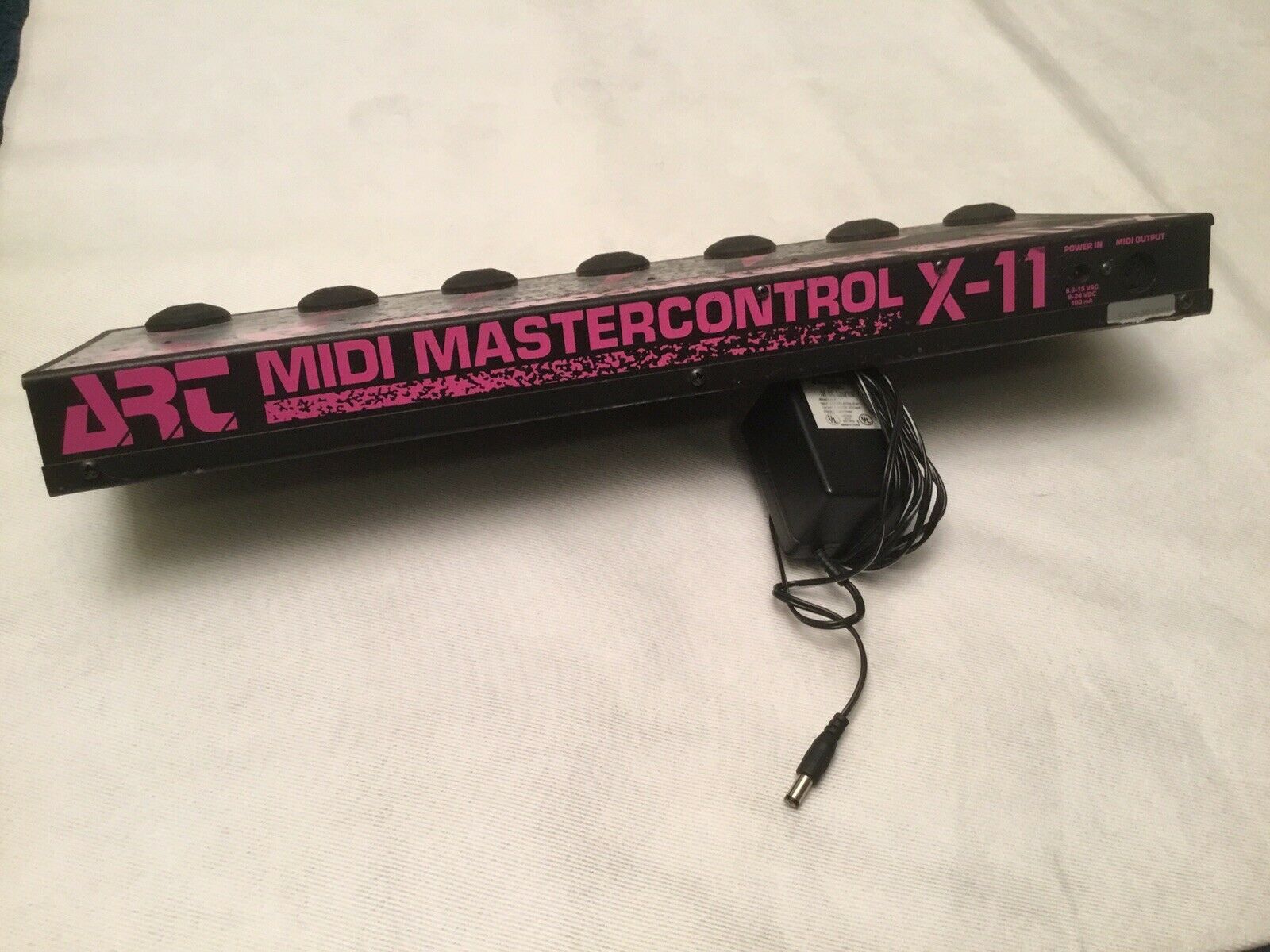 ART X-11 MIDI Mastercontrol MIDI Foot Controller W / Power Supply GC! - Fresh Stock Dated December 2025