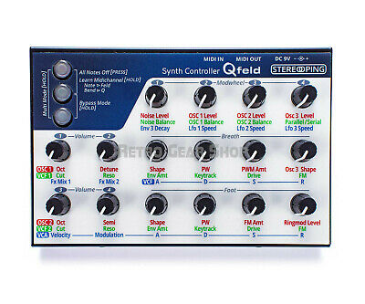Stereoping CE-1 Qfeld Midi Controller for Waldorf Blofeld/Q/microQ Vintage Synth - Fresh Stock Dated December 2025