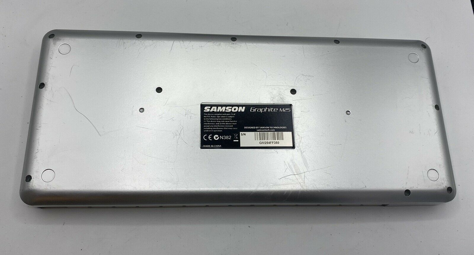 Samson Graphite M25 USB MIDI Keyboards Controller Tested Working - Fresh Stock Dated December 2025