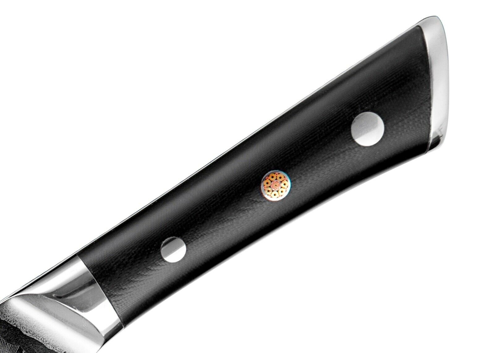 Damascus AUS 10 Santoku Chef Knife 5in Katsura Japanese steel Thunder X series - Fresh Stock Dated February 2026