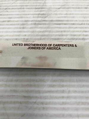 American Made Cutlery Inscribed United Brotherhood Carpenters & Joiners - Fresh Stock Dated January 2026