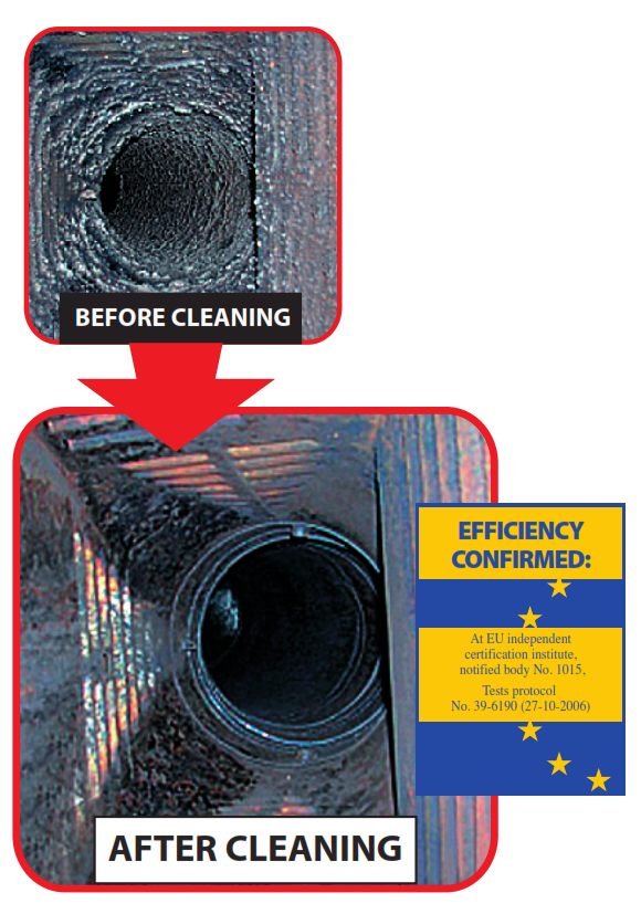 HANSA chimney cleaner log, soot / creosote remover CONCENTRATED, 1.1 kg (2.4lb.) - Fresh Stock Dated January 2026