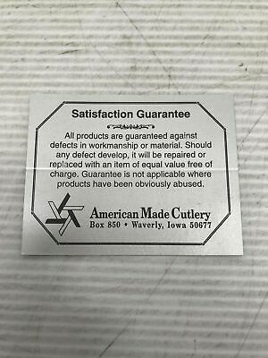 American Made Cutlery Inscribed United Brotherhood Carpenters & Joiners - Fresh Stock Dated January 2026