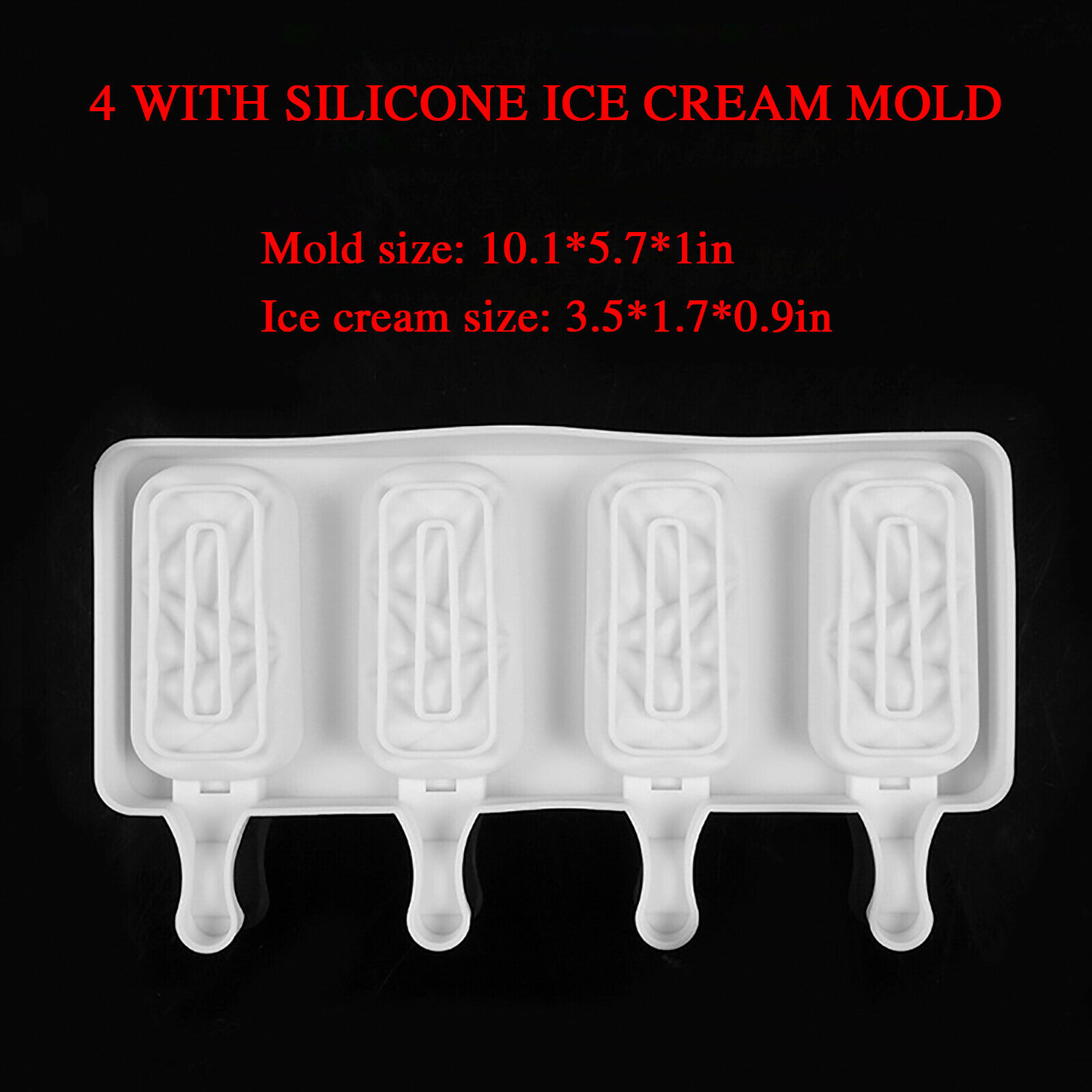 Silicone Frozen Ice Cream Mold Juice Popsicle Maker Ice Lolly Pop Mould DIY ~ - Fresh Stock Dated January 2026