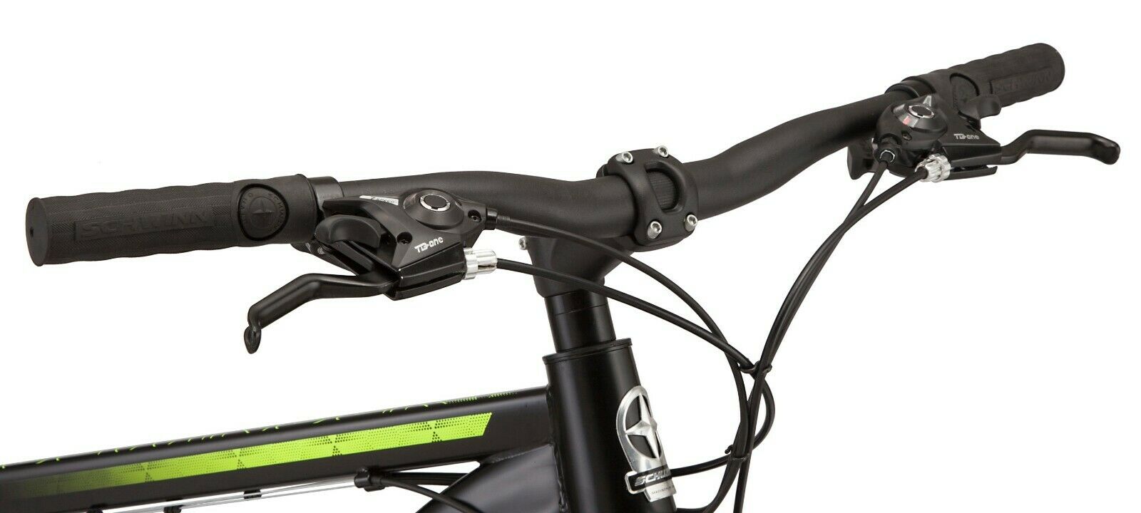 Schwinn Sidewinder Mountain Bike, 26-inch wheels, 21 speeds, black, mens style.N - Fresh Stock Dated December 2025