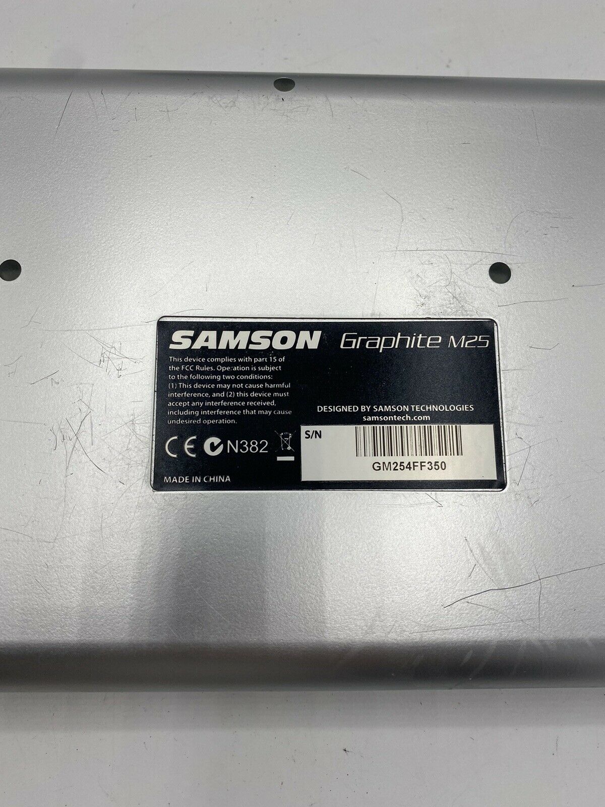 Samson Graphite M25 USB MIDI Keyboards Controller Tested Working - Fresh Stock Dated December 2025