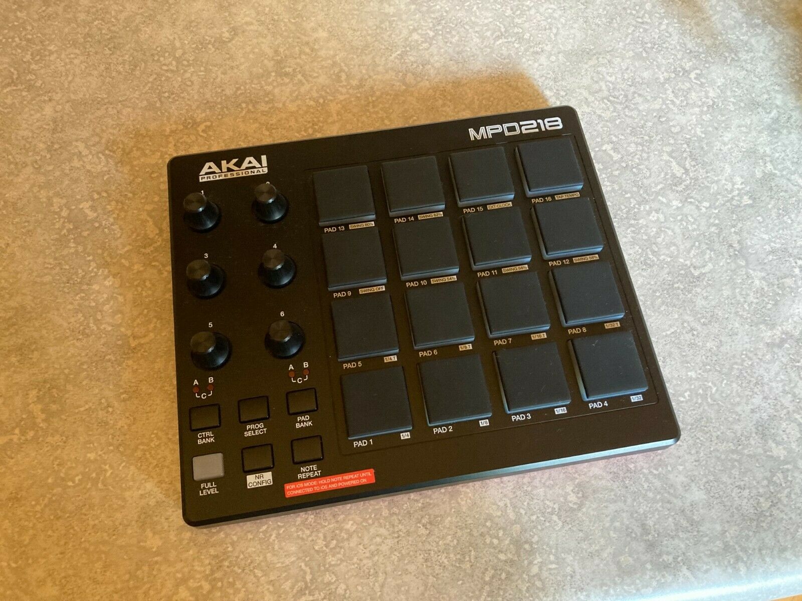 Akai Professional MPD 218 Pad Controller with 16 MPC Pads - Fresh Stock Dated December 2025