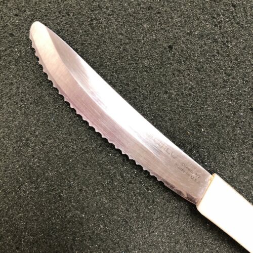 Cutco Steak/Table Knife 1759 Pearl (White) Handle Set of 8. - Fresh Stock Dated January 2026