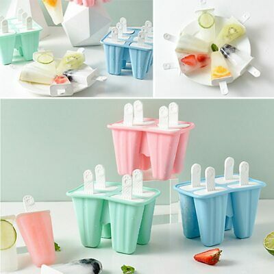 Kitchen DIY Pop-Mold Popsicle Maker Lolly Tray Pan Frozen Ice Cream Mould - Fresh Stock Dated February 2026