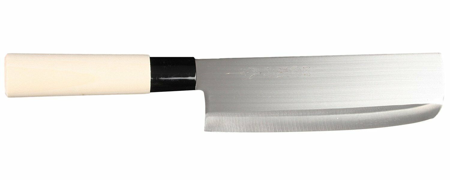 JAPANESE NAKIRI SUSHI SASHIMI CHEF KNIFE S-1549 - Fresh Stock Dated January 2026