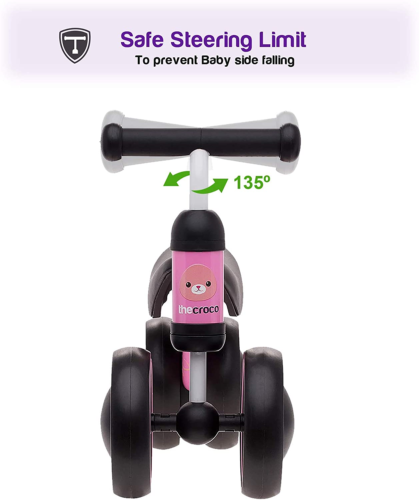 TheCroco Baby Balance Bike for 1 Year Old Boys and Girls, Toddler Bike - Fresh Stock Dated January 2026