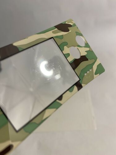 Used OEM Nintendo Camo Faceplate for Gameboy Micro- Used, scratching on screen - Fresh Stock Dated December 2025