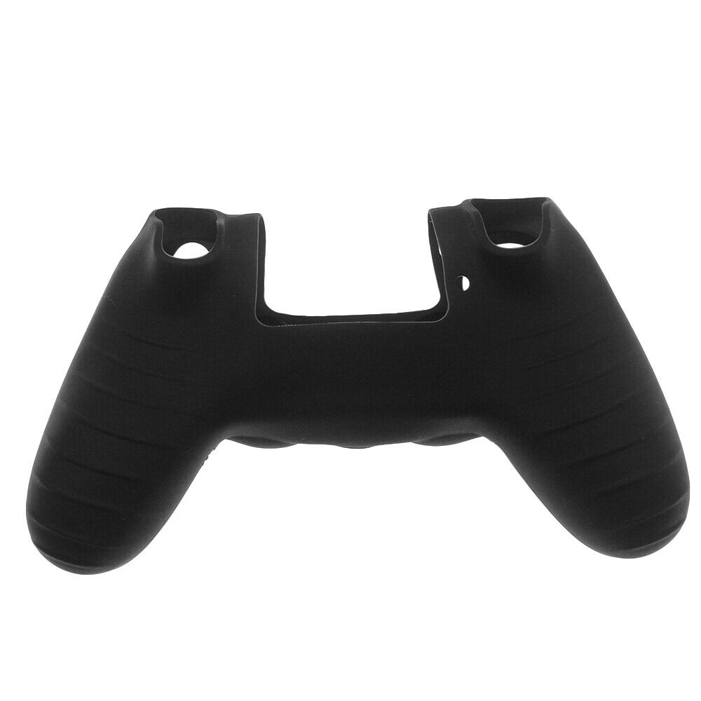 US Silicone Rubber Skin Case + Thumb Grips protector for PS4/Slim/Pro Controller - Fresh Stock Dated February 2026
